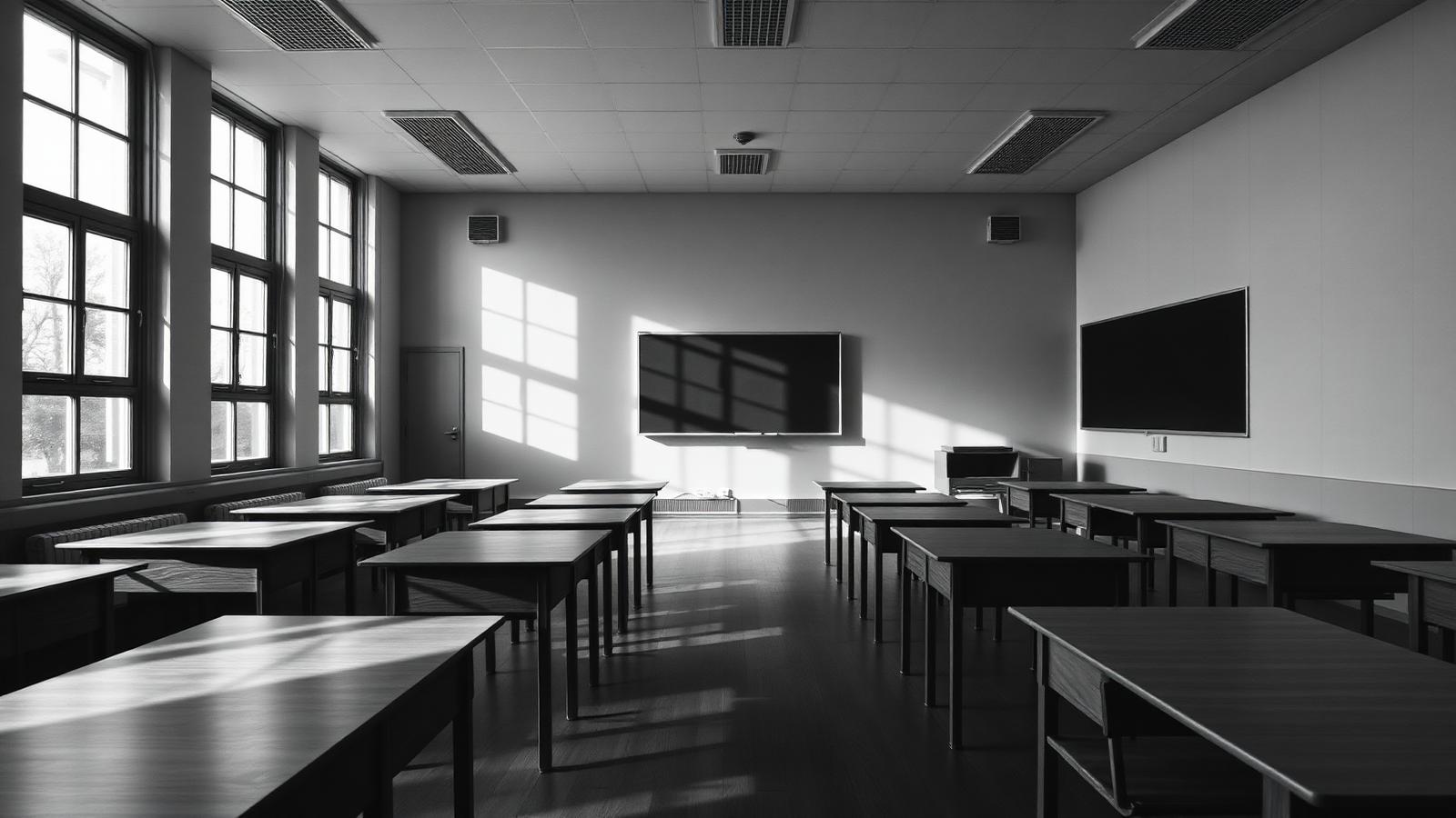 Modern classroom